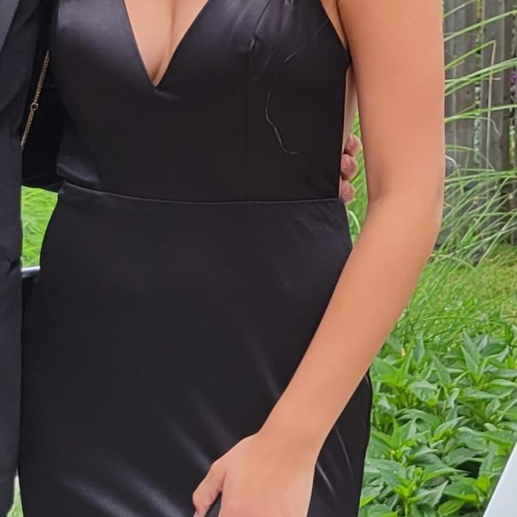 Prom or event Dress Portia and Scarlet black with train - Picture 7 of 8